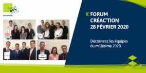 Lire la suite à propos de l’article FORUM CREA’CTION : découvrez les équipes du millésime 2020