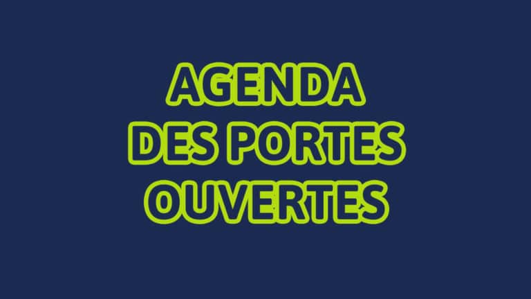 Lire la suite à propos de l’article Agenda des Portes Ouvertes 2021-2022